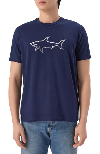 Хлопковая футболка PAUL&SHARK, арт. 25411078_001, фото 3