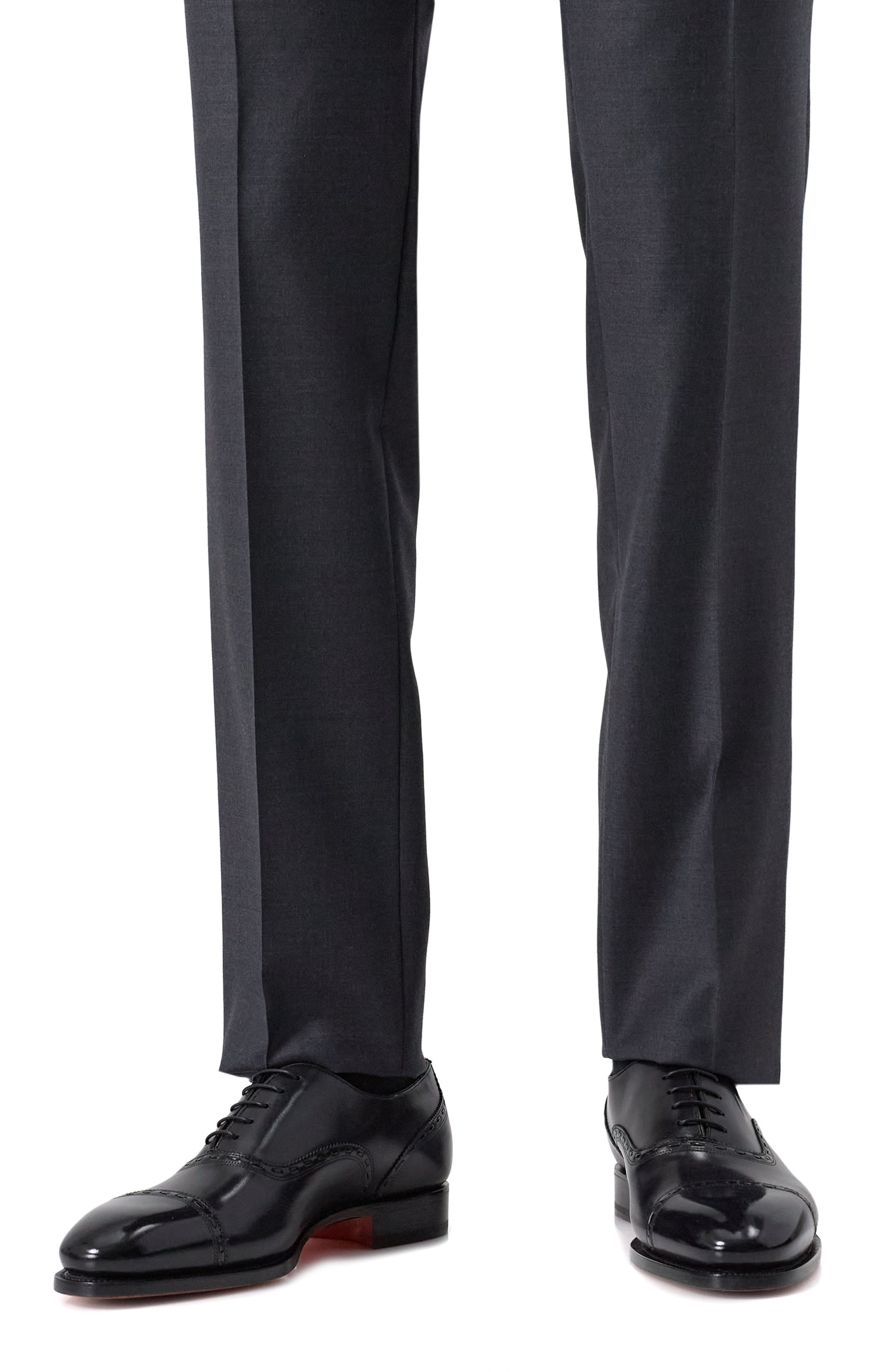 Кожаные оксфорды adrian SANTONI, арт. MCAG18885MC3HVSY, фото 3