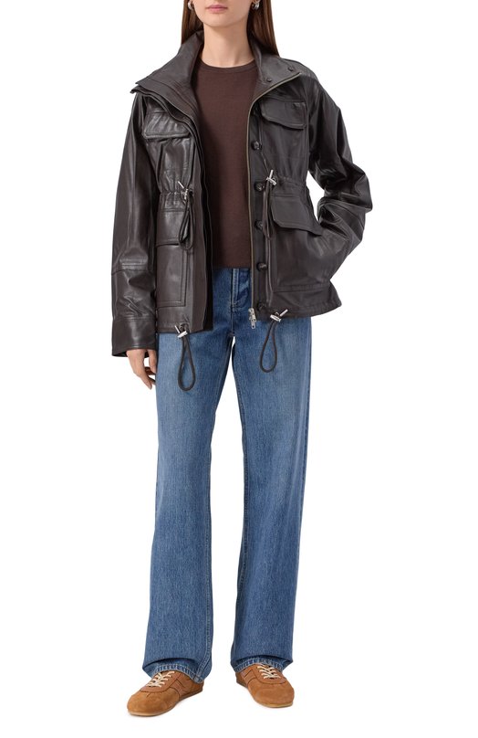 Замшевые кеды Dries Van Noten 011722-126-712 Коричневый  011722-126-712 Фото 3