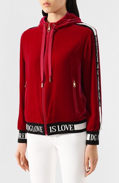 Толстовка из смеси вискозы и шелка DOLCE & GABBANA, арт. F9H02T/G7VDM, фото 3