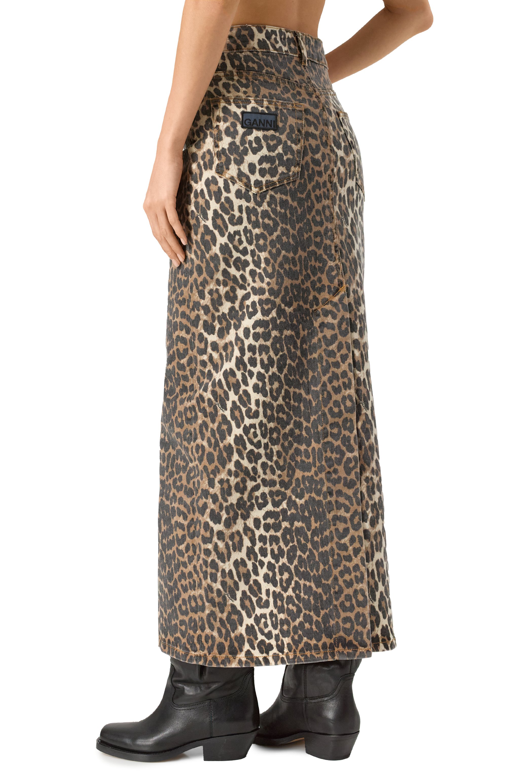 Джинсовая юбка GANNI, арт. J1445, фото 4