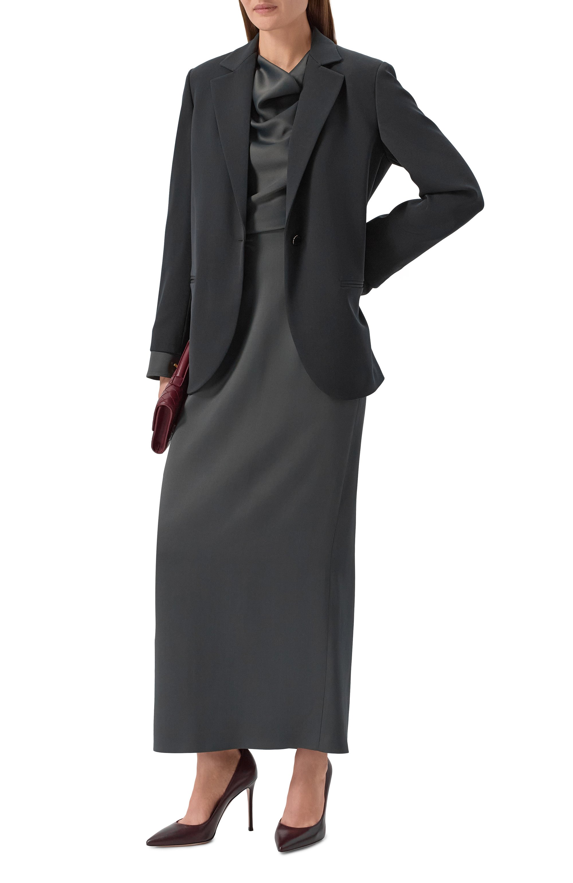 Шерстяной жакет AGNONA темно-зеленого цвета по цене 353500 руб., арт. TX1002E/UW022E, фото 2 Шерстяной жакет AGNONA, арт. TX1002E/UW022E, фото 2