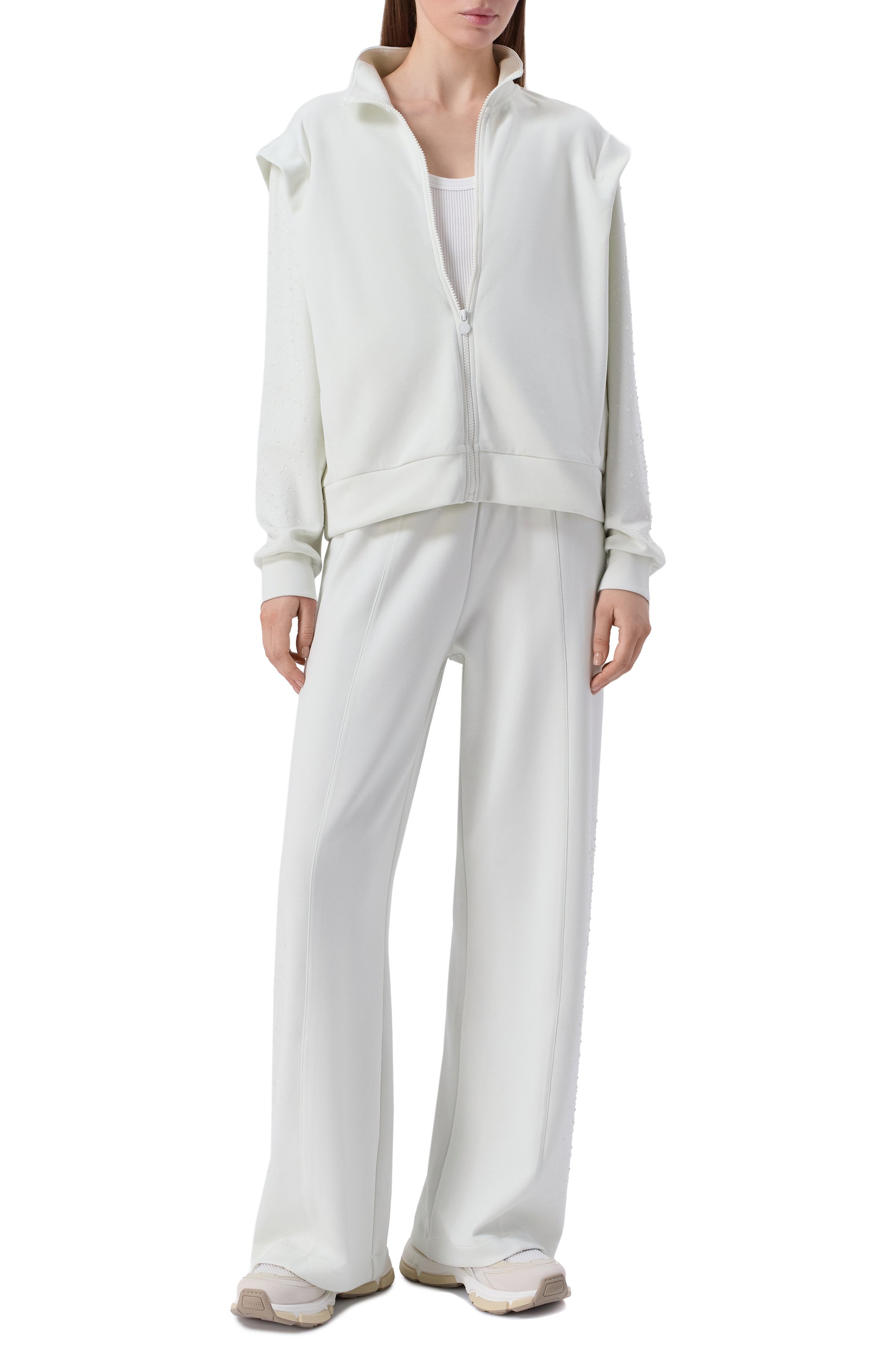 Брюки EA7 белого цвета по цене 21650 руб., арт. 7W001017/AF24375, фото 2 Брюки EA7, арт. 7W001017/AF24375, фото 2