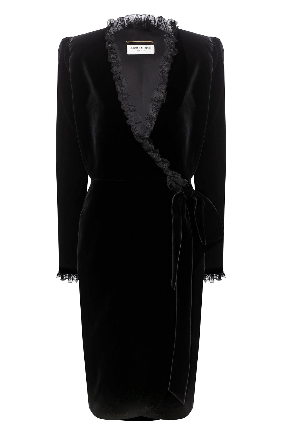 Бархатное платье SAINT LAURENT, арт. 633530/Y525R, фото 1