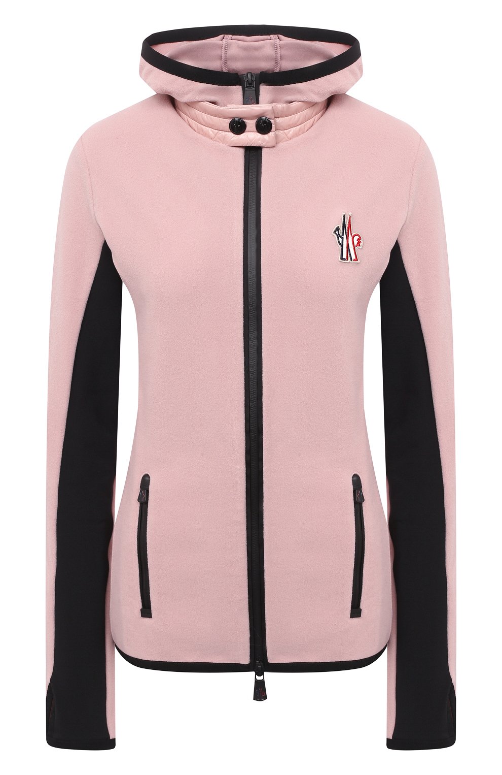 Кардиган MONCLER розового цвета по цене 63000 руб., арт. F2-098-8G710-00-80093, фото 1 Кардиган MONCLER, арт. F2-098-8G710-00-80093, фото 1
