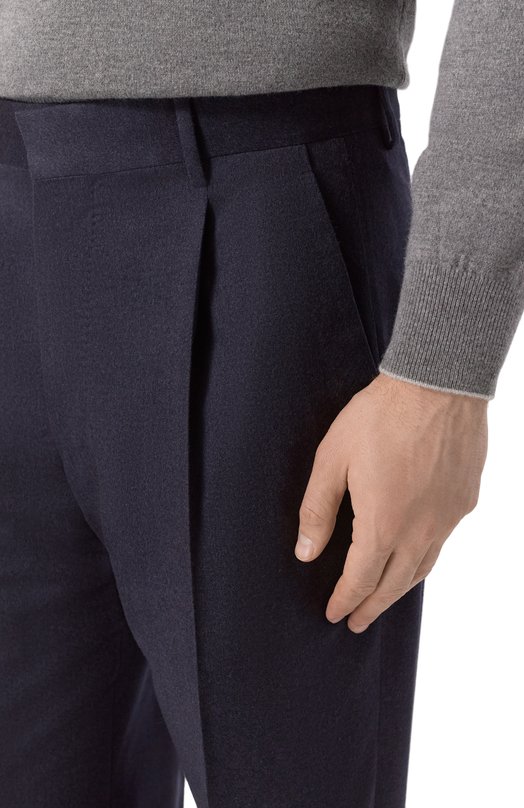 Брюки из кашемира и шерсти норки MVST M25.1MM.T002/F067 Синий  M25.1MM.T002/F067 Фото 5
