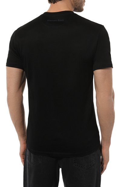 Хлопковая футболка STEFANO RICCI, арт. MNH4203290/TE0001, фото 4