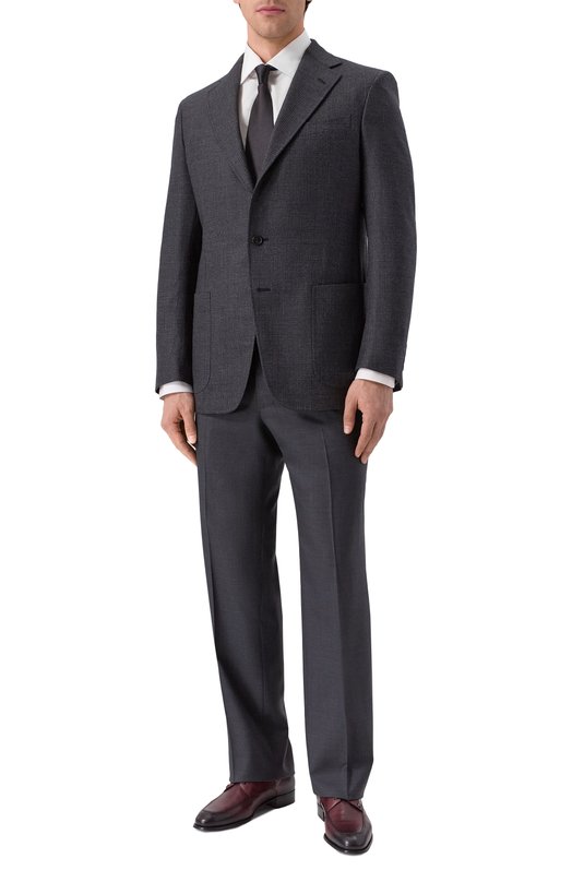 Шерстяной пиджак Zilli P2T00AM020051089Q Серый  P2T00AM020051089Q Фото 2