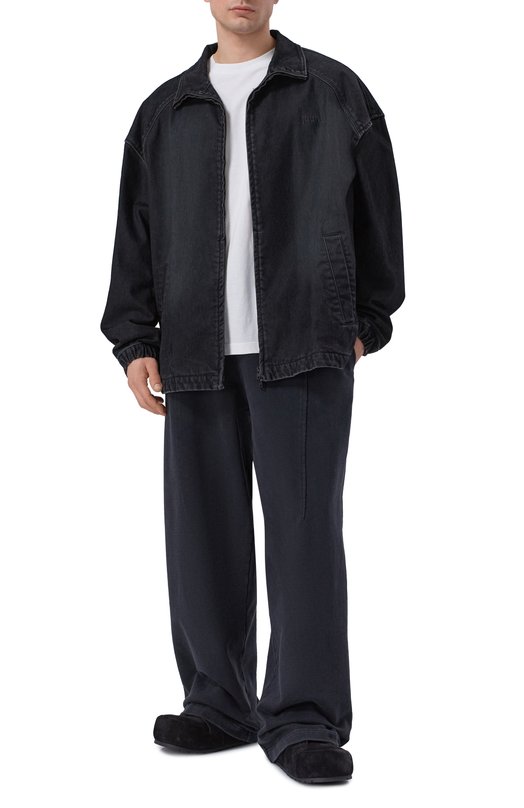 Замшевые сабо Dumbo Balenciaga 852708/WCB42 Чёрный  852708/WCB42 Фото 2