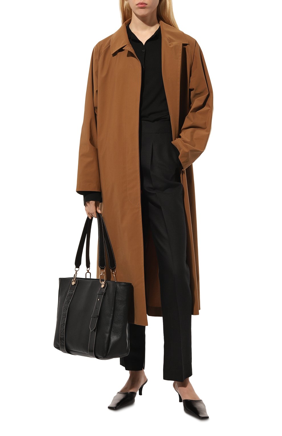 Сумка-шопер oyster medium BORBONESE, арт. 923736, фото 7