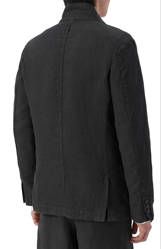 Льняной пиджак Hannes Roether SCHU22MANN.602 Чёрный  SCHU22MANN.602 Фото 4