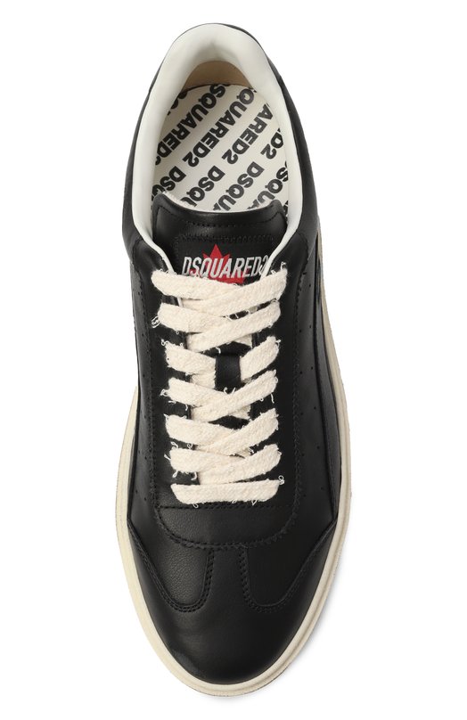 Кожаные кеды Rider Dsquared2 SNM0441/11508296 Чёрный  SNM0441/11508296 Фото 6