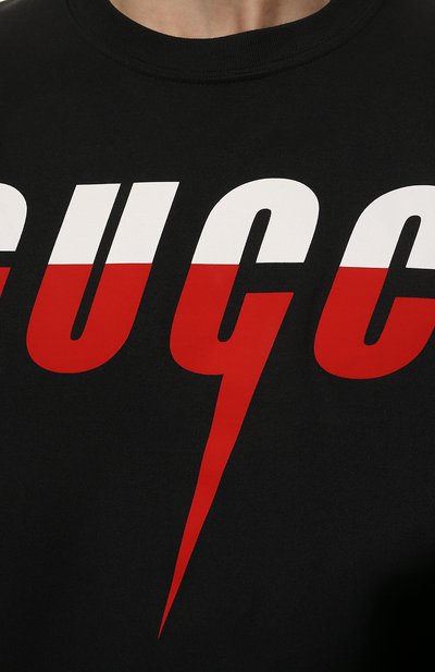 Хлопковая футболка  GUCCI, арт. 565806/XJAZY, фото 5