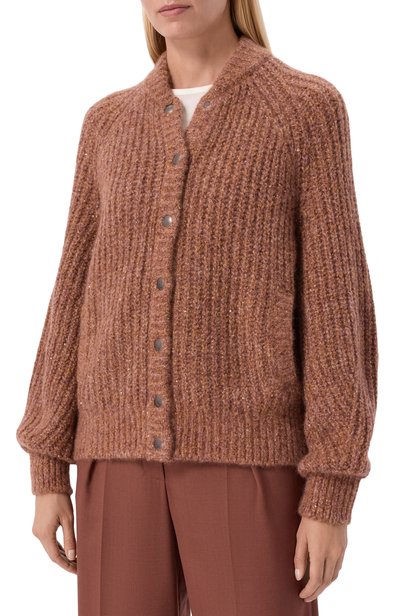 Кардиган из кашемира и шелка BRUNELLO CUCINELLI, арт. MTR385406, фото 3