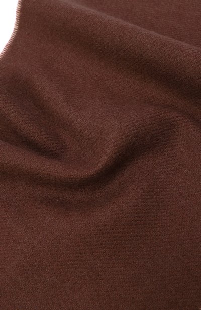 Кашемировый шарф VALENTINO коричневого цвета по цене 85800 руб., арт. 9W2ET01M/EUW, фото 3 Кашемировый шарф VALENTINO, арт. 9W2ET01M/EUW, фото 3