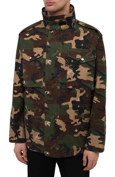 Хлопковая куртка OFF-WHITE, арт. 0MEL015S21FAB001, фото 3