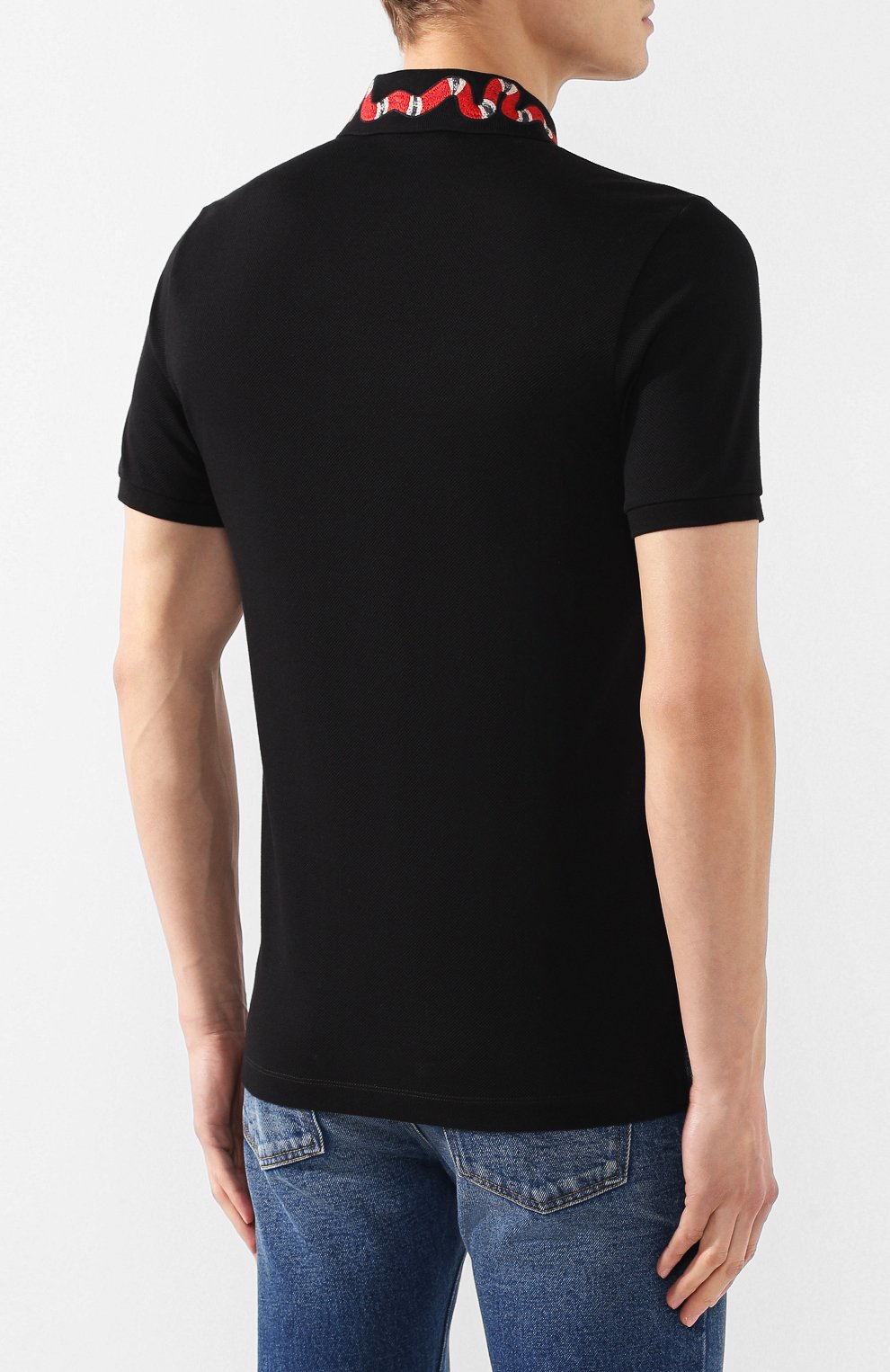 Хлопковое поло  GUCCI, арт. 408323/X7332, фото 4