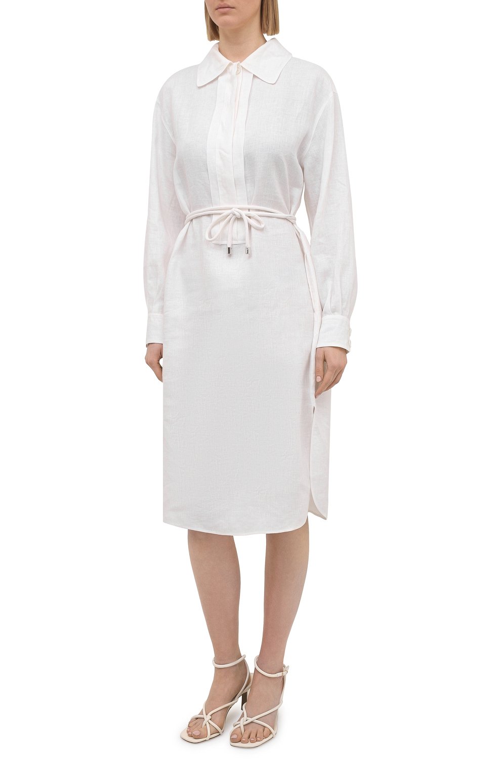 Льняное платье GIORGIO ARMANI, арт. 1WHVA08L/T02IL, фото 3