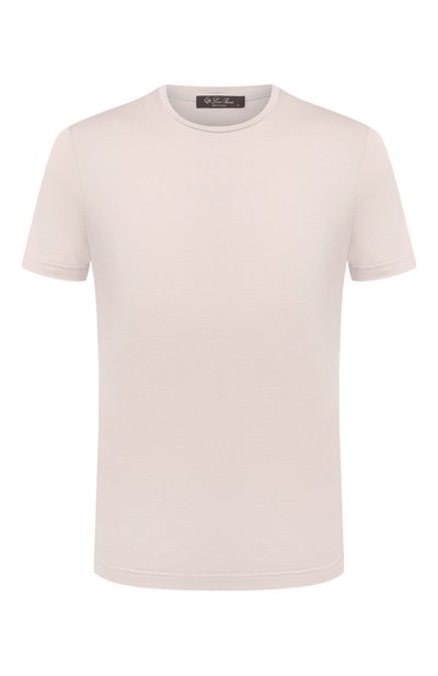 Мужская футболка из шелка и хлопка LORO PIANA, арт. FAF6128