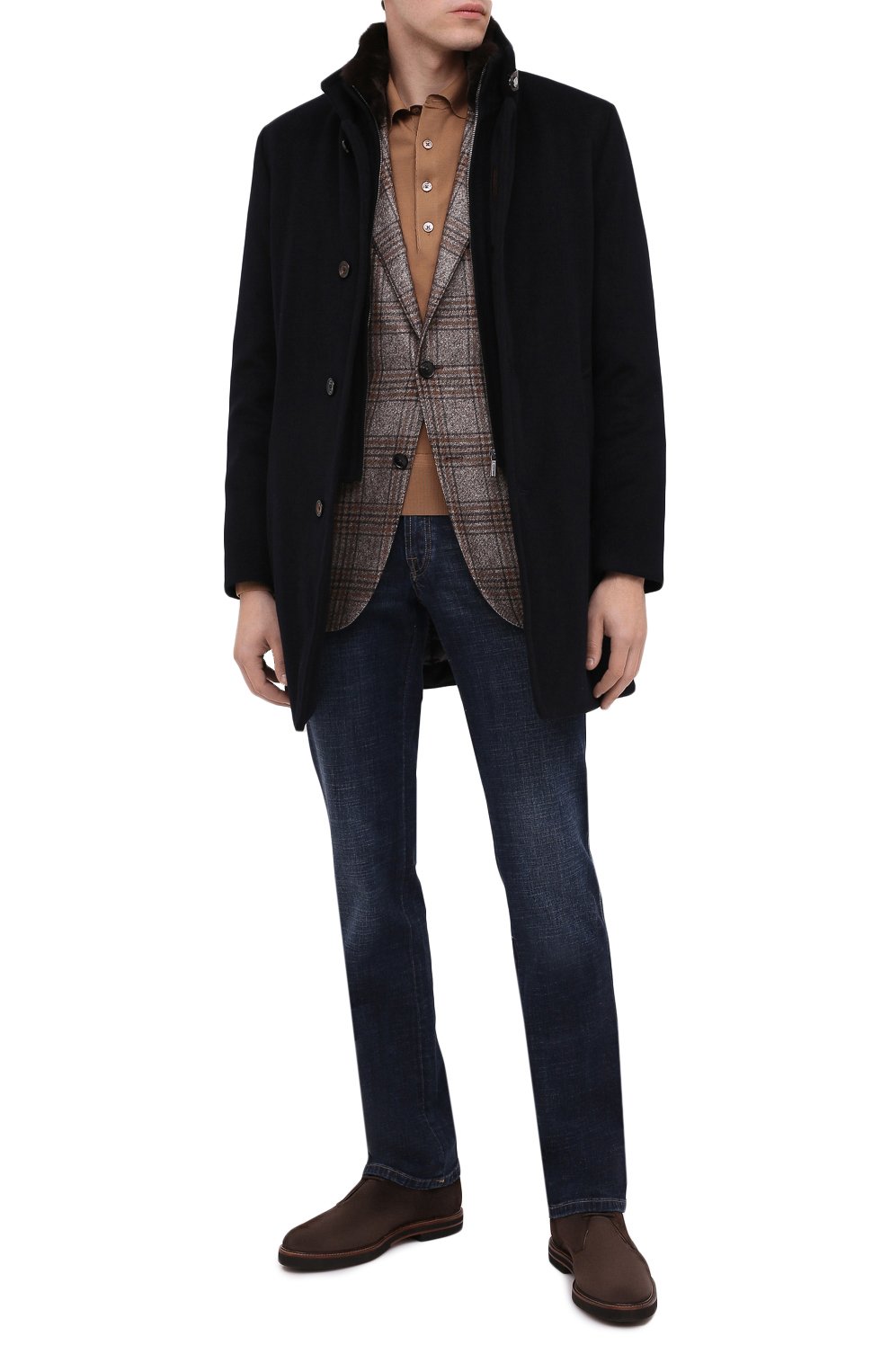 Пальто bond с отделкой из кролика MOORER, арт. B0ND/FUR-LE/A20M060LEN0, фото 3