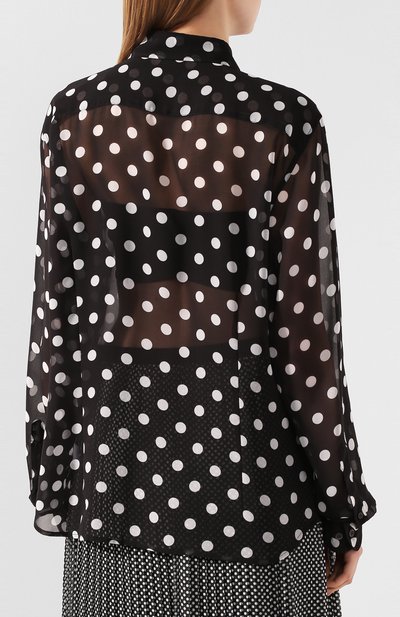 Блузка в горох DRIES VAN NOTEN, арт. 201-18641-9421, фото 4