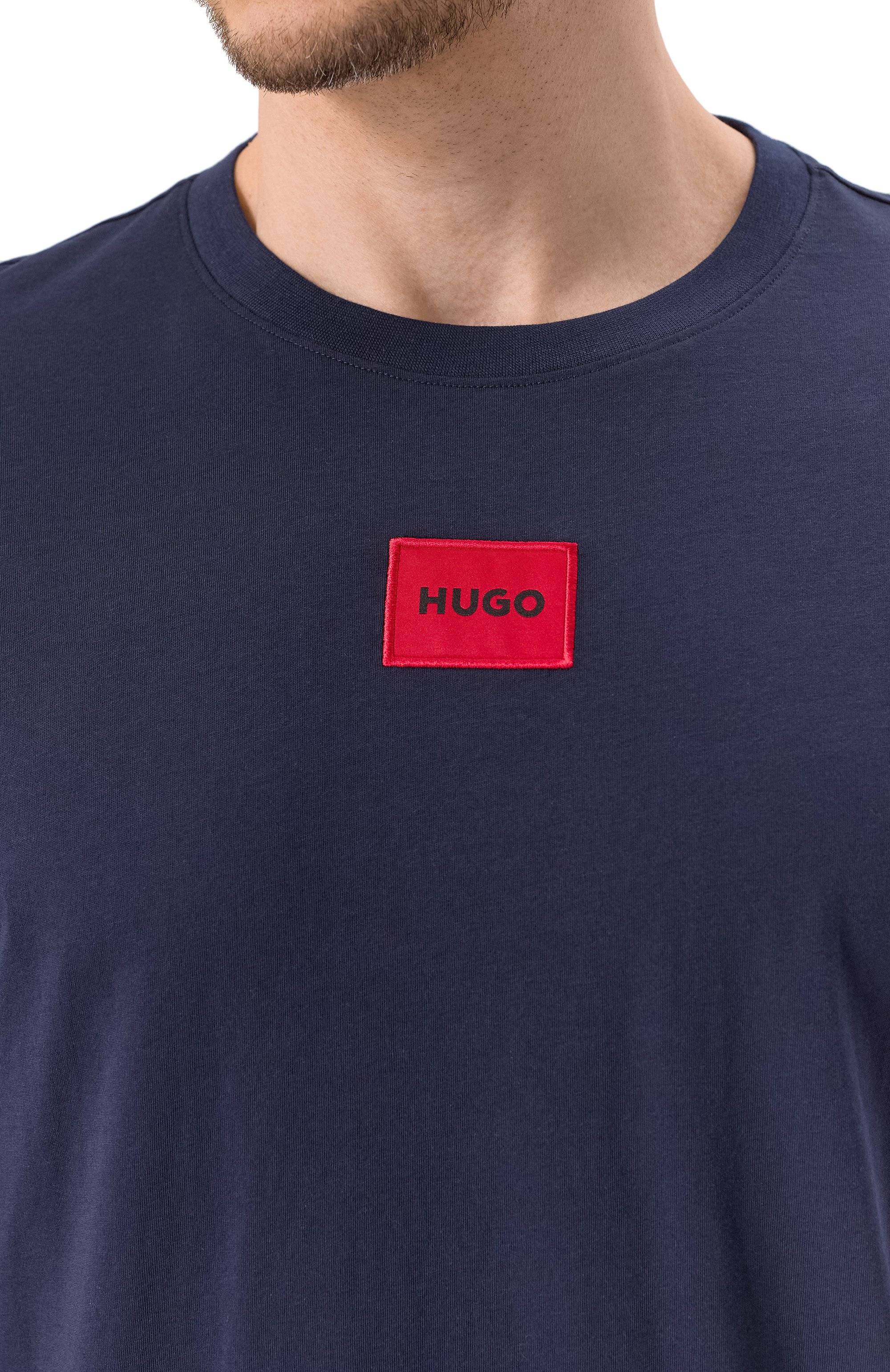 Хлопковая футболка HUGO, арт. 50447978, фото 5