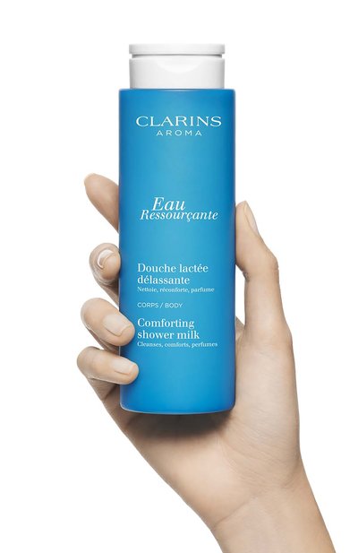 Успокаивающее молочко для душа eau ressourçante (200ml) CLARINS, арт. 80124229, фото 3