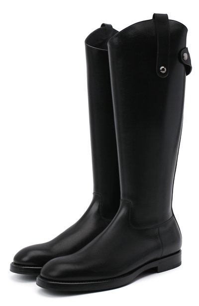 Кожаные сапоги DOLCE & GABBANA, арт. A70040/AW375, фото 1