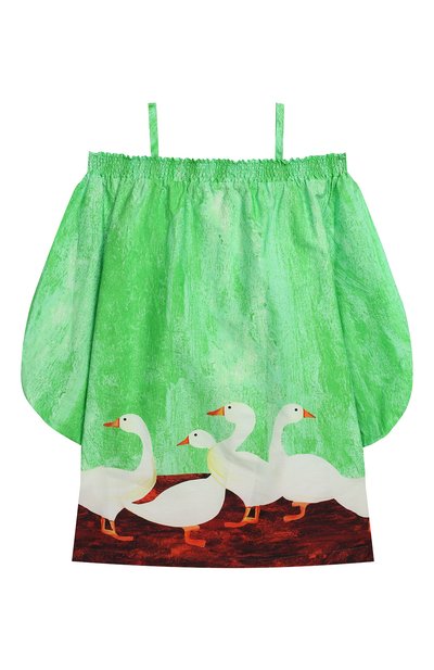 Хлопковое платье на бретельках STELLA JEAN KIDS, арт. J/JF/AB02/0361/8A-14A, фото 2