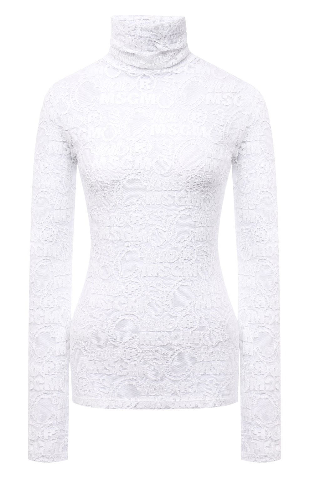 Хлопковый топ MSGM белого цвета по цене 26900 руб., арт. 3142MDM110 217807, фото 1 Хлопковый топ MSGM, арт. 3142MDM110 217807, фото 1
