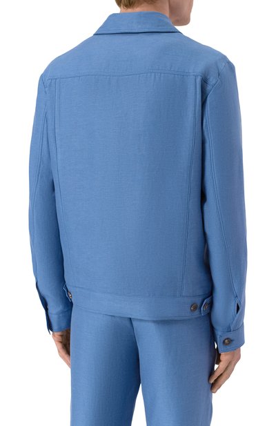 Куртка изо льна и шелка MVST, арт. M26.CSM.T403/TXAVI, фото 4