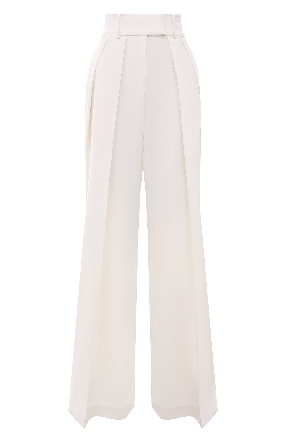 Шерстяные брюки GIUSEPPE DI MORABITO белого цвета по цене 72150 руб., арт. PS23058PA-229, фото 1 Шерстяные брюки GIUSEPPE DI MORABITO, арт. PS23058PA-229, фото 1