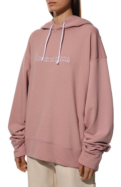 Хлопковое худи ARTEM KRIVDA, арт. H-RJ-PINK, фото 3