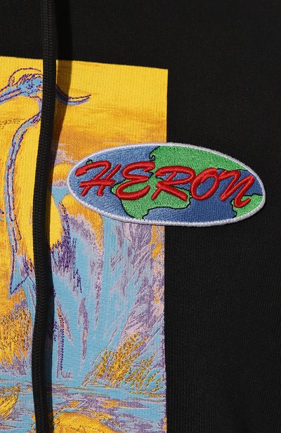 Хлопковое худи HERON PRESTON, арт. HMBB017S22JER005, фото 5