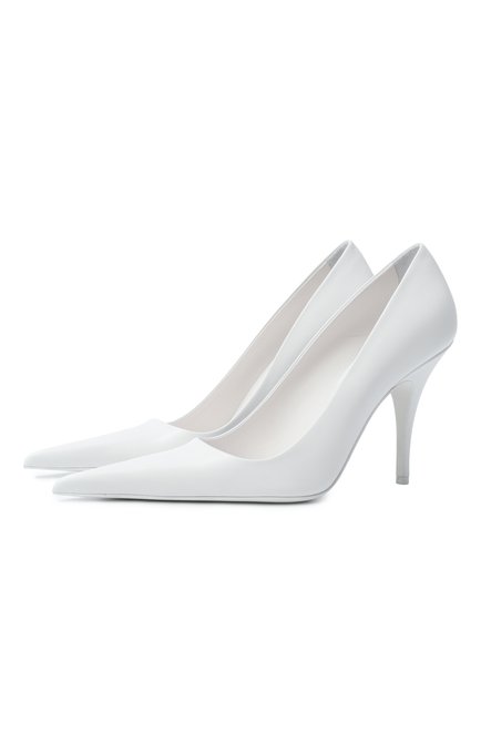 Женские кожаные туфли VETEMENTS, арт. WH76HE500W/2471 LEATHER