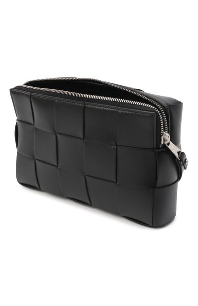 Кожаная борсетка BOTTEGA VENETA черного цвета по цене 85900 руб., арт. 679940/VBWD3, фото 5 Кожаная борсетка BOTTEGA VENETA, арт. 679940/VBWD3, фото 5