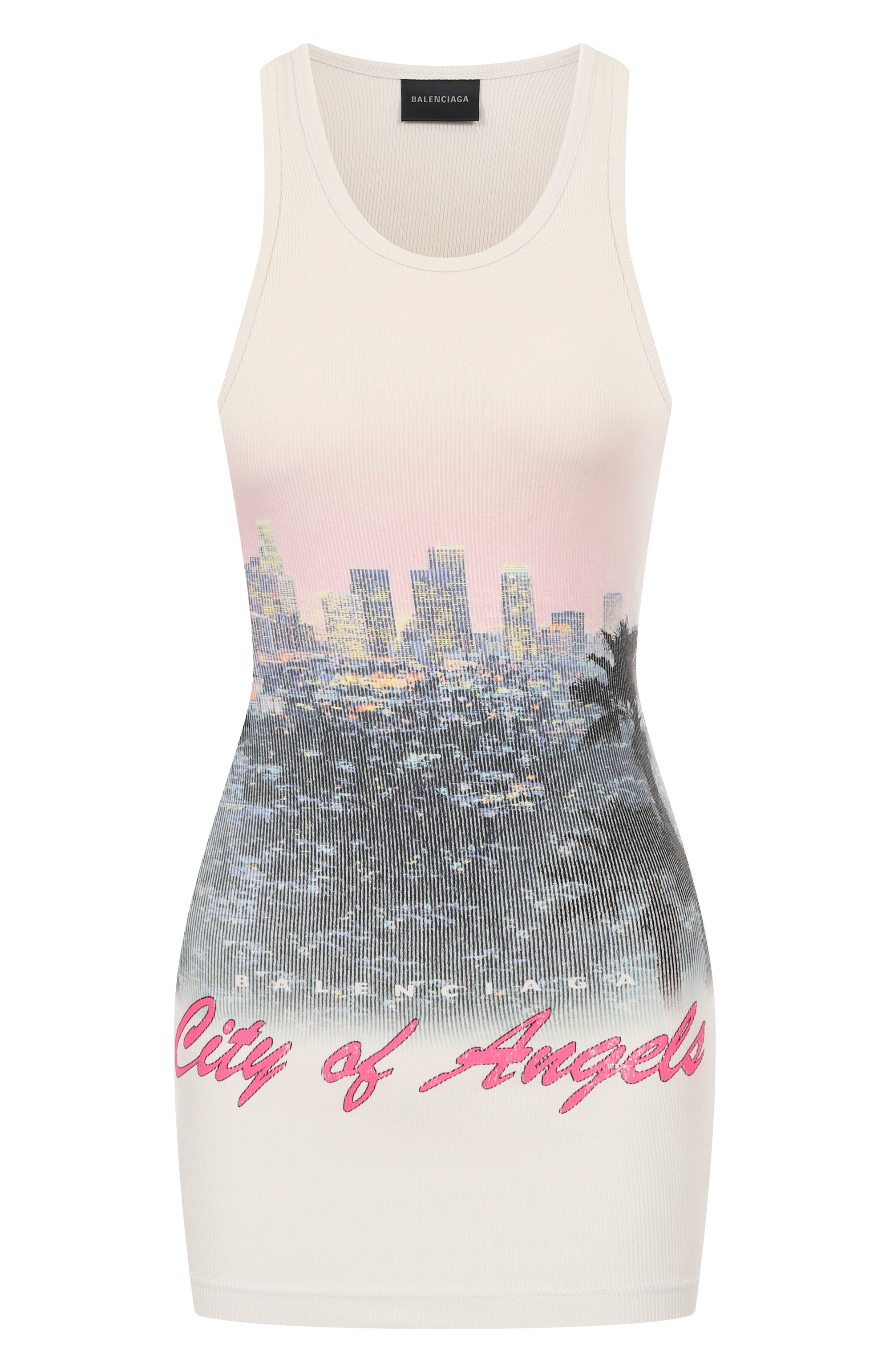 Хлопковая майка BALENCIAGA, арт. 837186/TSVR4, фото 1