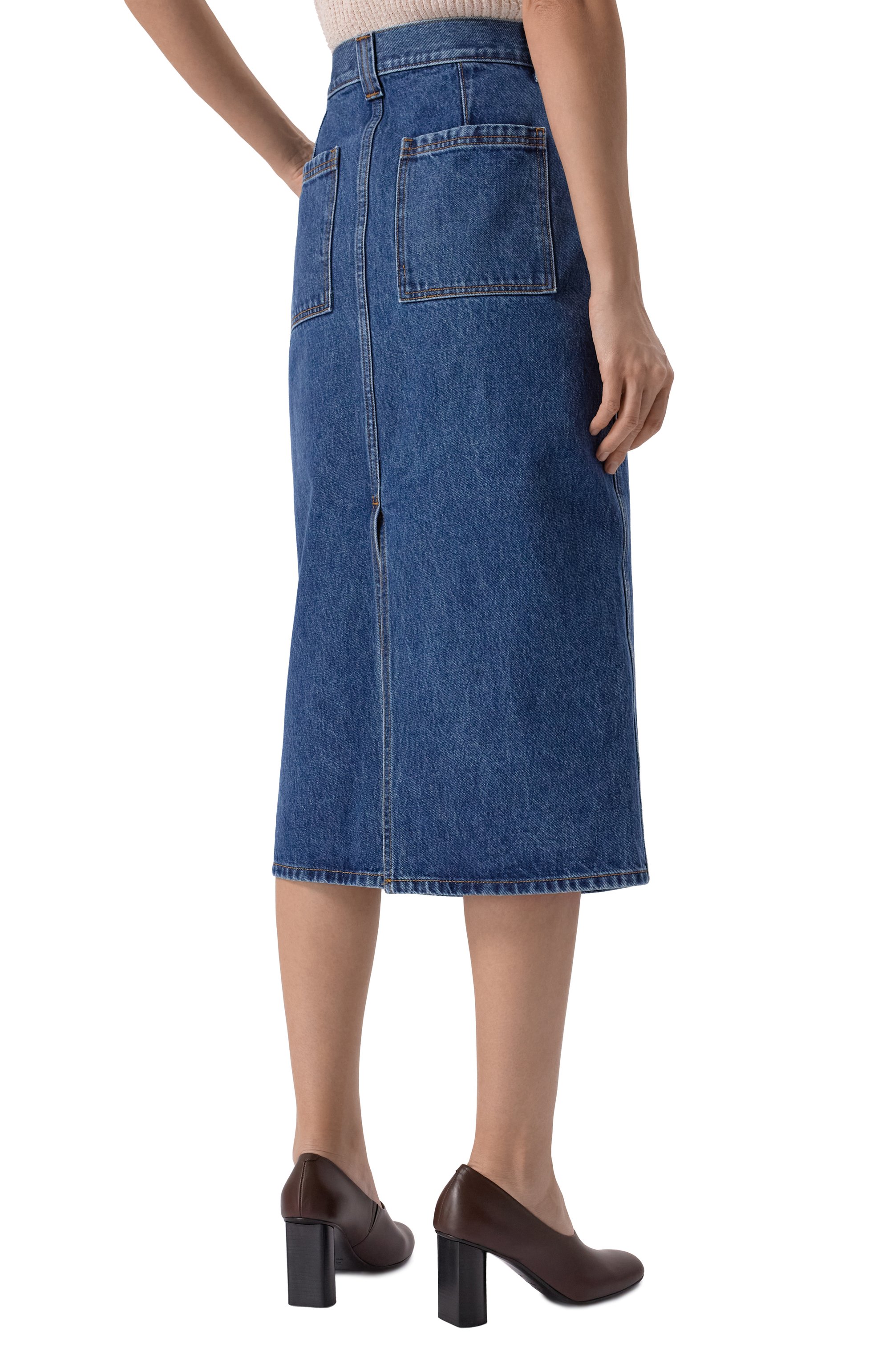 Джинсовая юбка KHAITE, арт. 1159908009/W908, фото 4