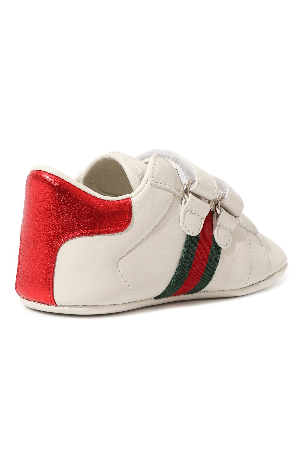 Кожаные пинетки GUCCI, арт. 500852 BKPT0, фото 3