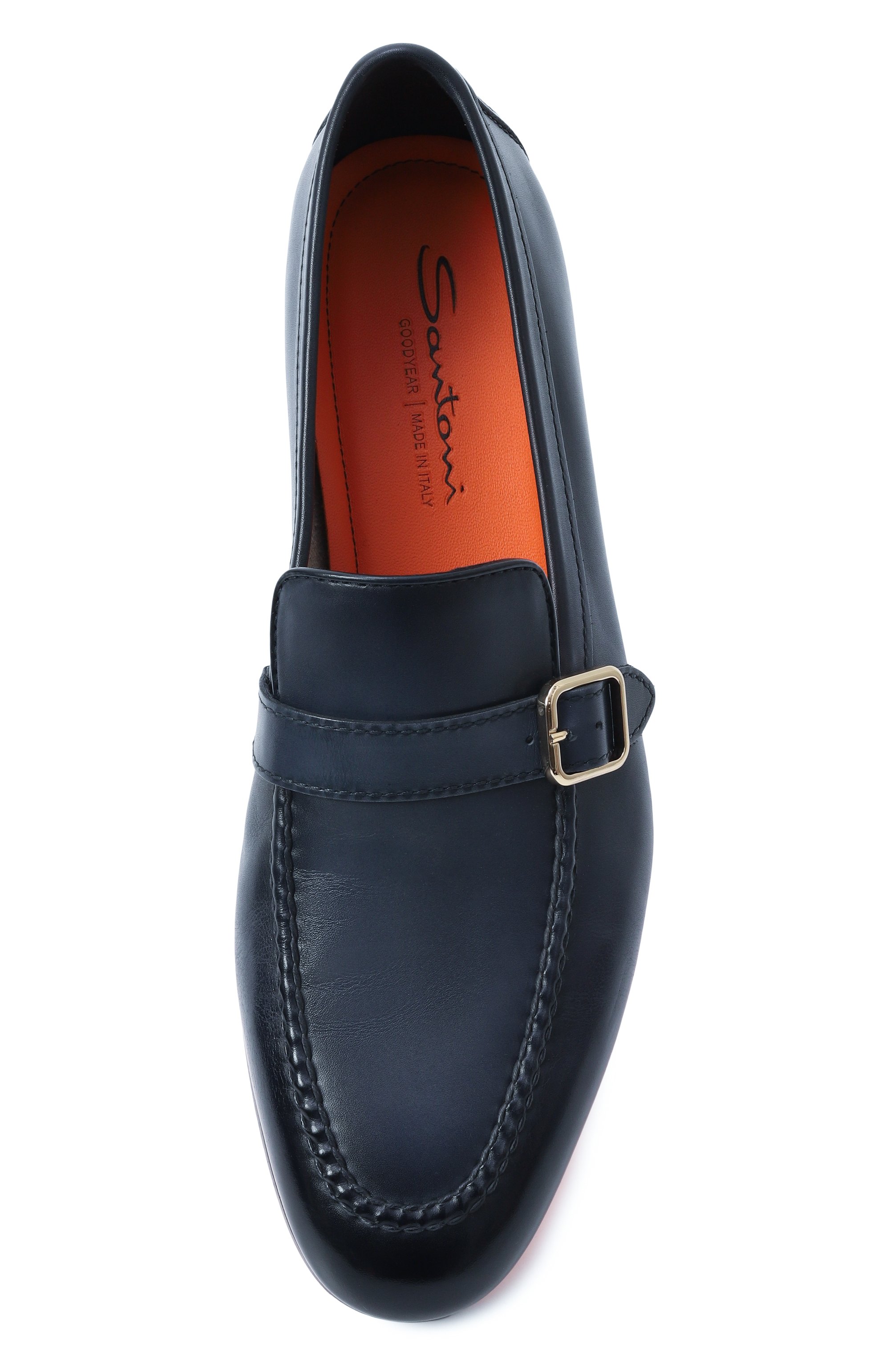 Кожаные лоферы carlos SANTONI, арт. MCNG18005SA4SLAS, фото 6