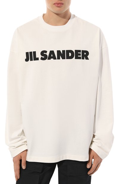 Хлопковый лонгслив JIL SANDER, арт. J22GC0136/J45047, фото 3