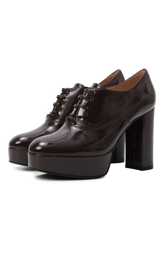 Лакированные ботильоны Vicky 100 Gianvito Rossi G25323.70RIC.NUIB0UR Бордовый G25323.70RIC.NUIB0UR
