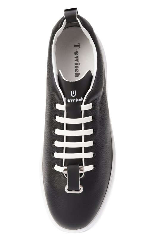 Кожаные кеды T-Switch Franceschetti BREE001/MEM0RY Чёрный  BREE001/MEM0RY Фото 6