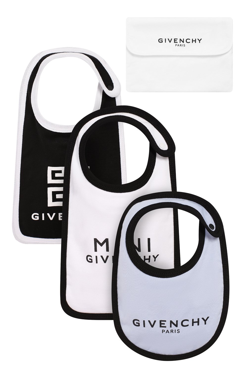 Комплект из 3-х нагрудников GIVENCHY голубого цвета по цене 16500 руб., арт. H98058, фото 1 Комплект из 3-х нагрудников GIVENCHY, арт. H98058, фото 1