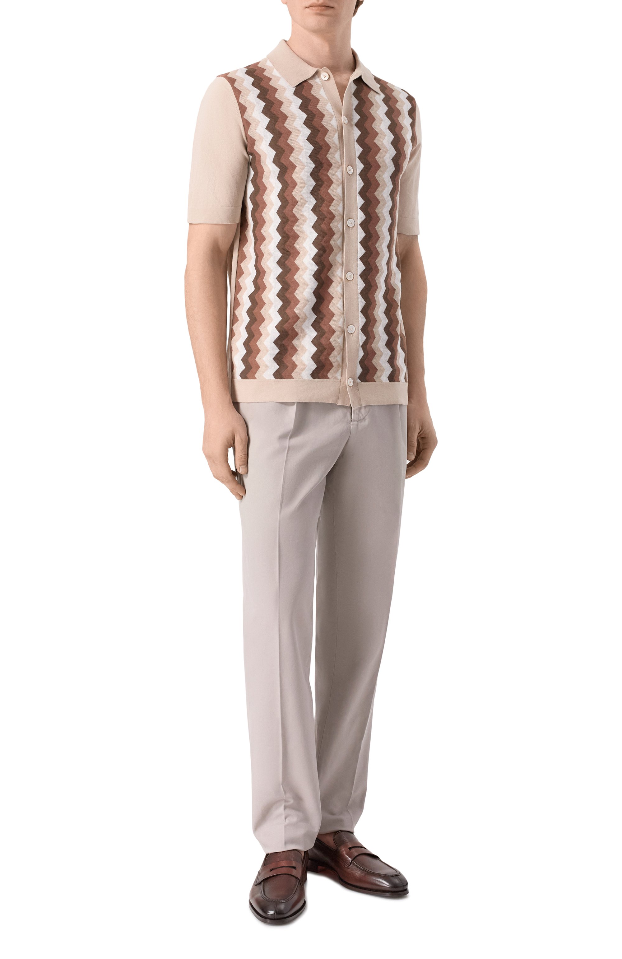 Хлопковая рубашка GRAN SASSO, арт. 43194/20747, фото 2