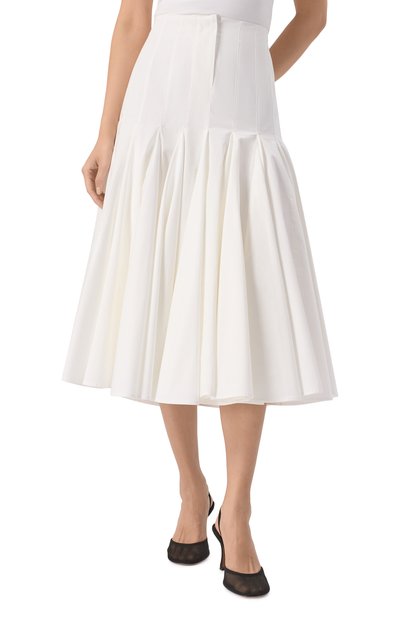 Хлопковая юбка JACQUEMUS, арт. 25E251SK076/1520, фото 3