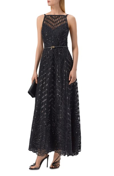 Платье ELIE SAAB черного цвета по цене 899500 руб., арт. D1177NS26/YA063, фото 2 Платье ELIE SAAB, арт. D1177NS26/YA063, фото 2