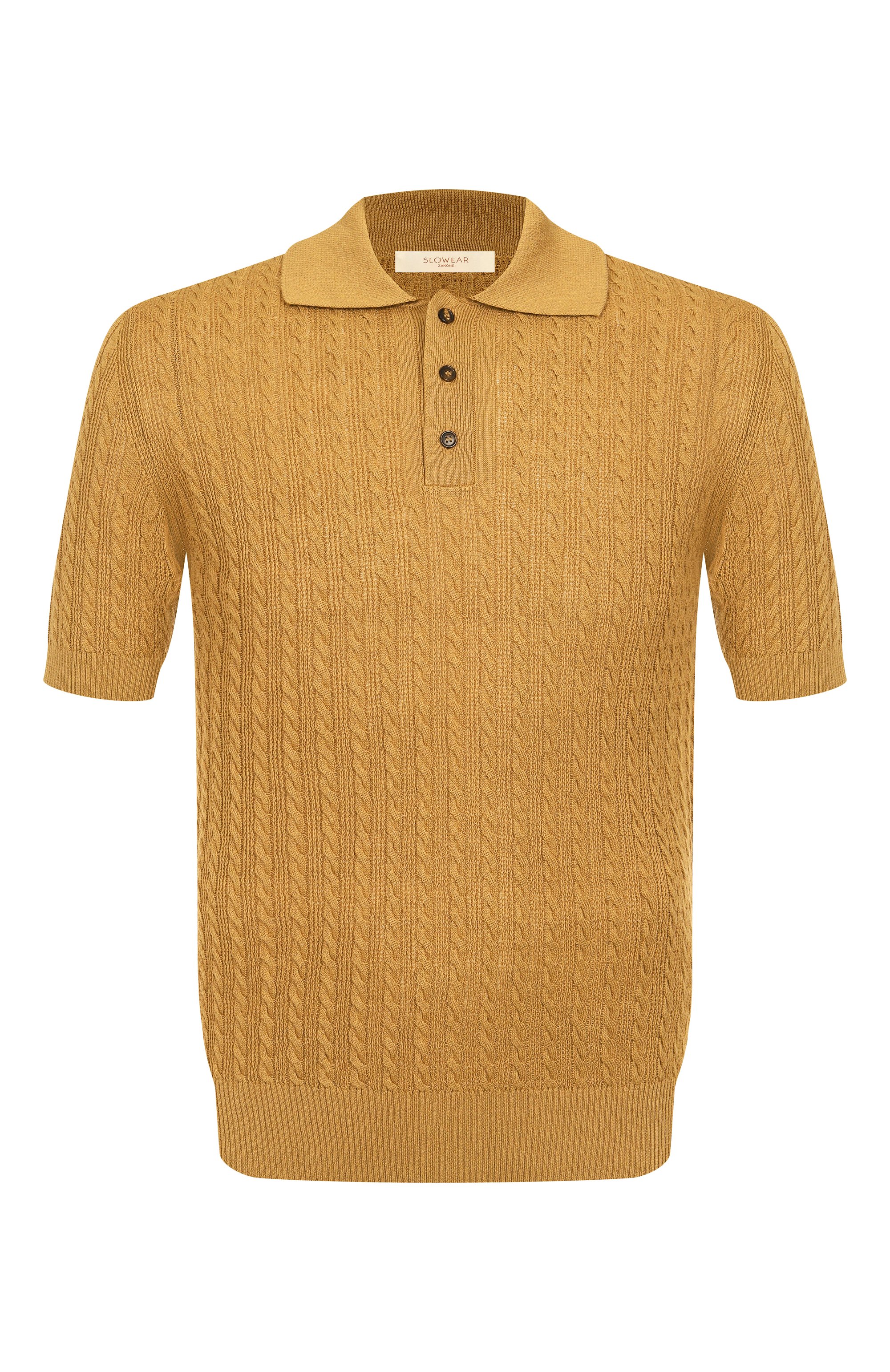Поло изо льна и хлопка SLOWEAR, арт. 810212/Z1355, фото 1