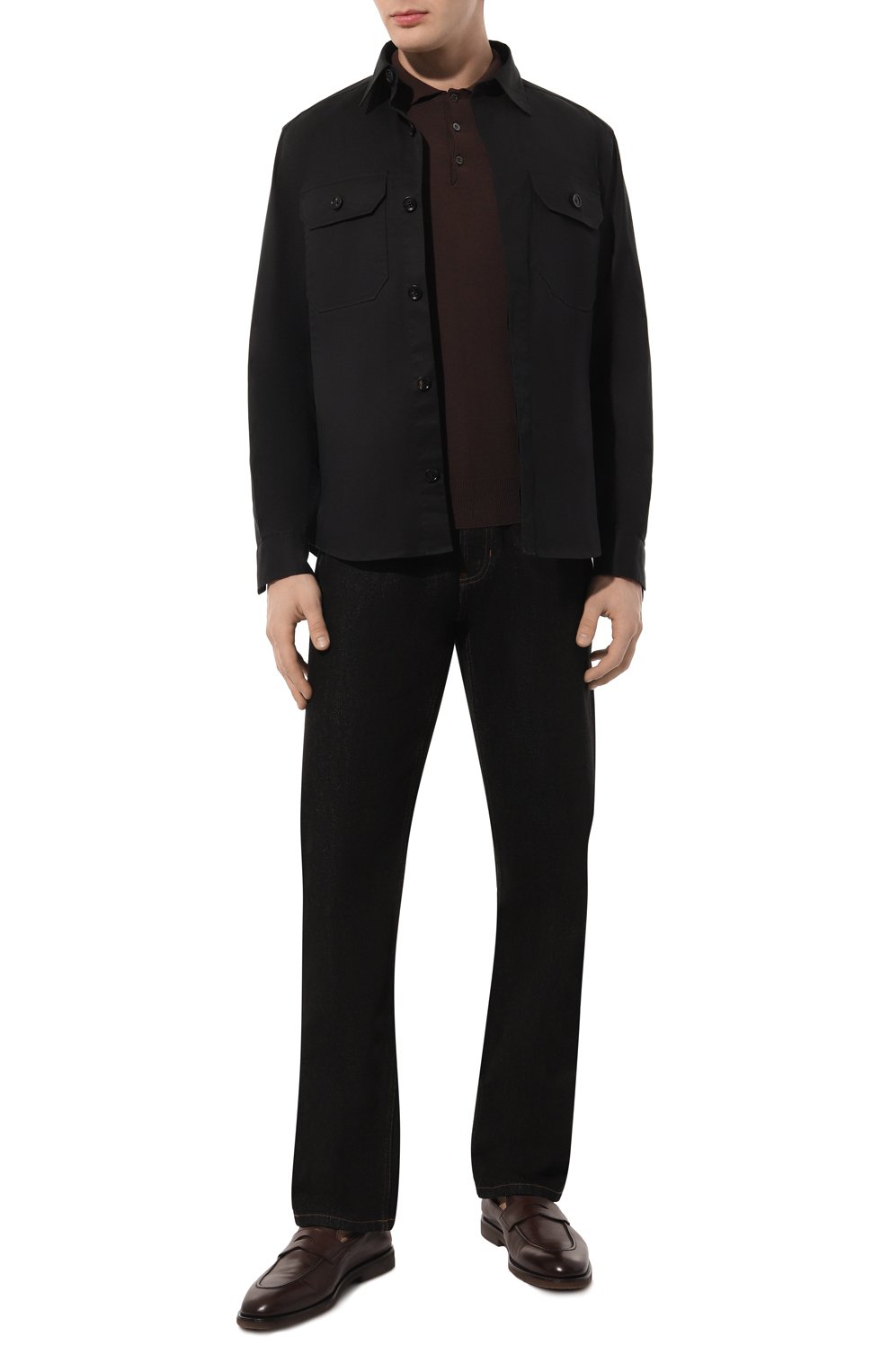 Хлопковая рубашка ZEGNA, арт. UDV16A7/S0T8, фото 2