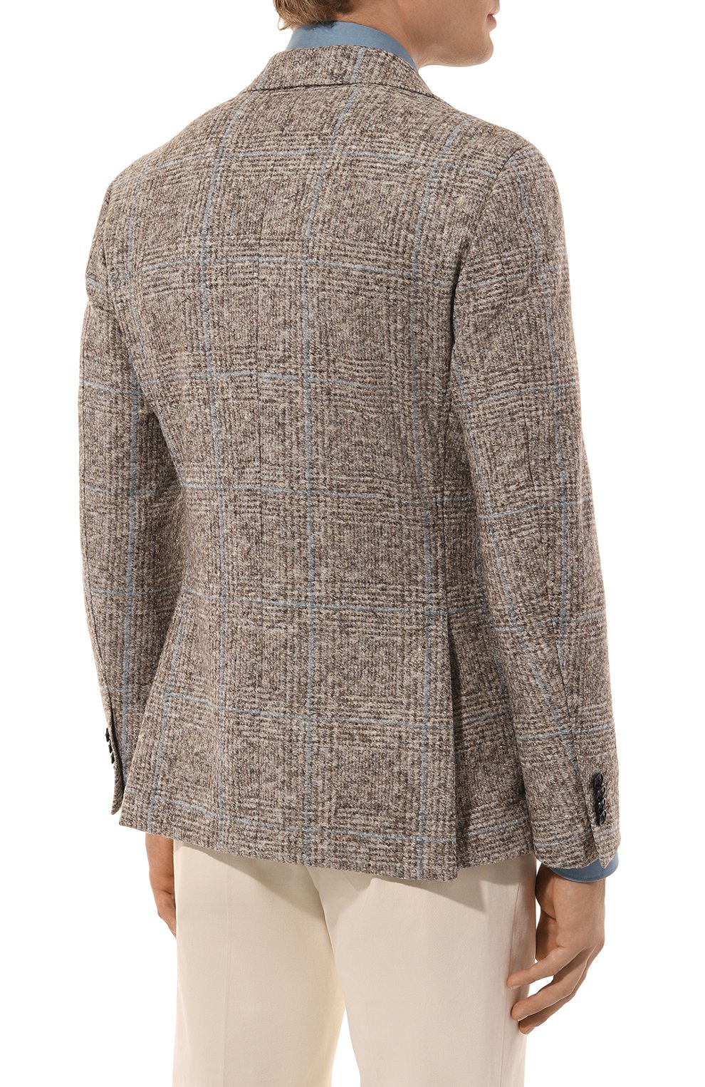 Пиджак из шерсти и хлопка WINDSOR коричневого цвета по цене 69950 руб., арт. 13 GIR0-J72, фото 6 Пиджак из шерсти и хлопка WINDSOR, арт. 13 GIR0-J72, фото 6